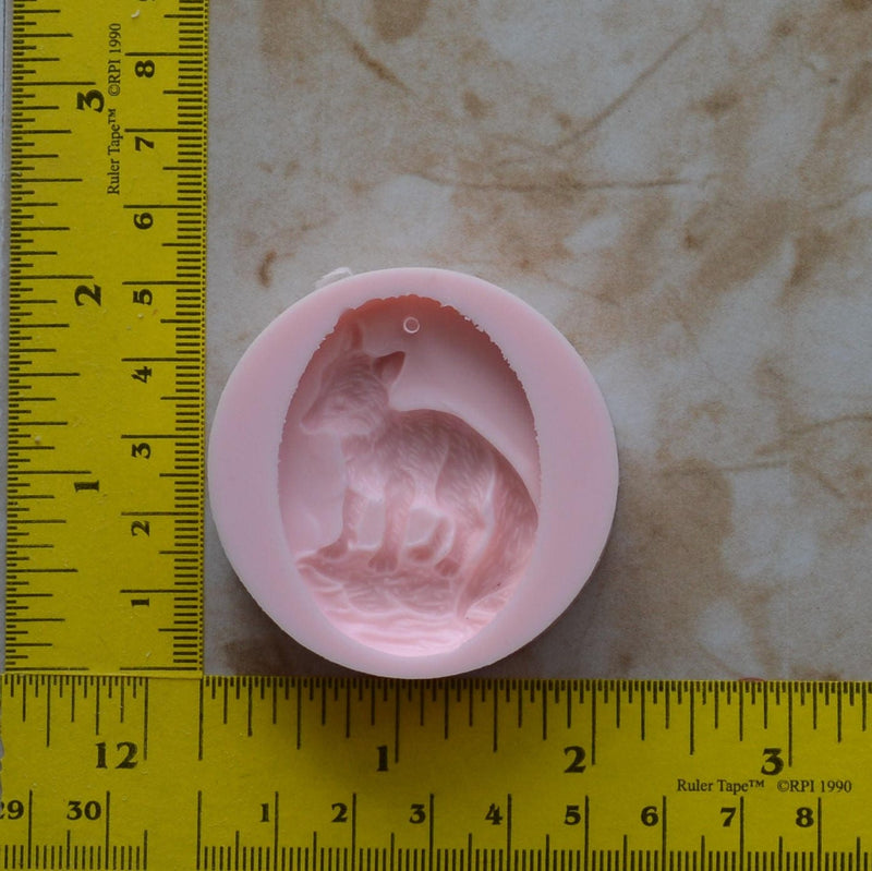 Fox Silicone Mold, Animal Silicone Mold, Resin, Clay, Epoxy, food grade, Chocolate molds, Resin, Clay, dogs, cats, fish, birds  A371