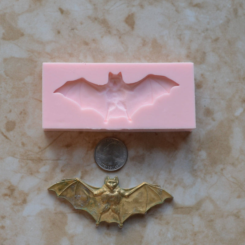 Bat Silicone Mold, Animal Silicone Mold, Resin, Clay, Epoxy, food grade, Chocolate molds, Resin, Clay, dogs, cats, fish, birds  A353