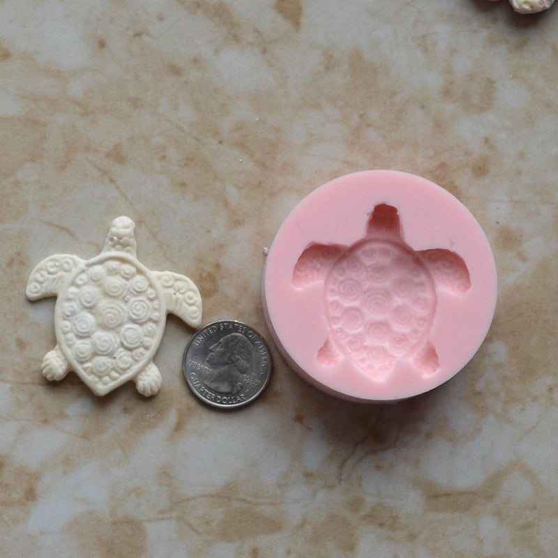 Turtle silicone mold, Resin mold, Clay mold, Epoxy molds, Sea turtle, turtles, Nautical molds, beach, ocean, nautical, sea, animal, A414