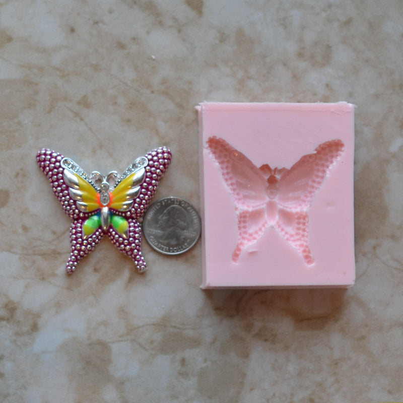 Butterfly Flexible Silicone Mold, Insects, Resin mold, Clay mold, Epoxy molds, food grade, Pests, Termites, Chocolate molds, creatures A424