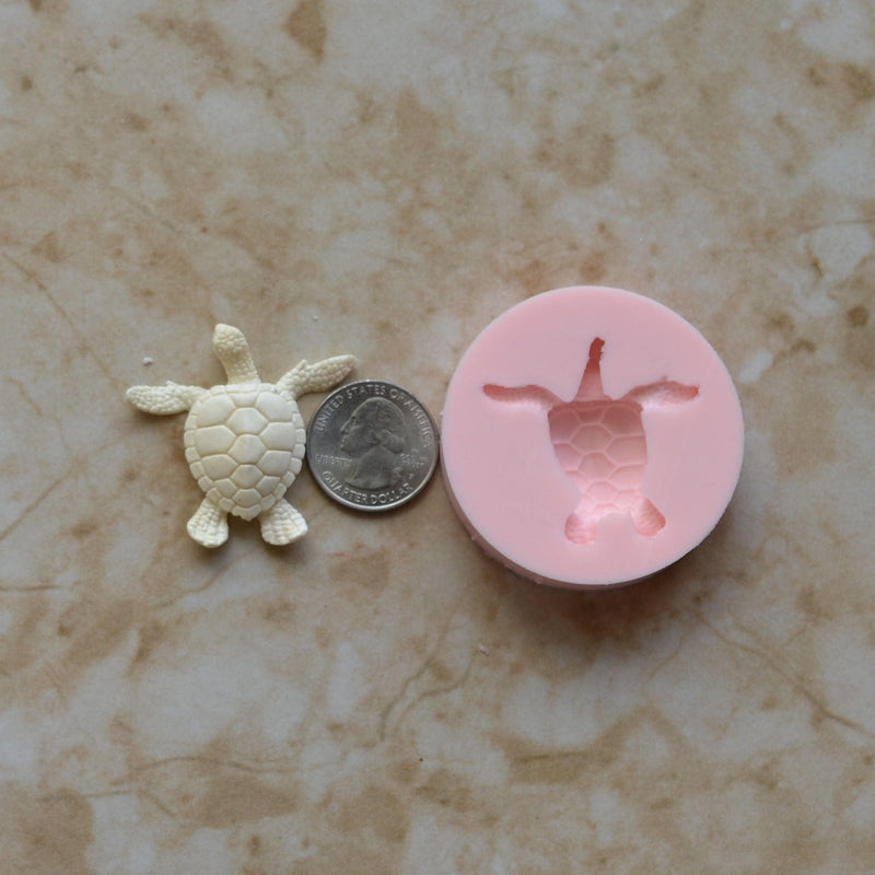 Turtle silicone mold, Resin mold, Clay mold, Epoxy molds, Sea turtle, turtles, Nautical molds, beach, ocean, nautical, sea, animal, A426