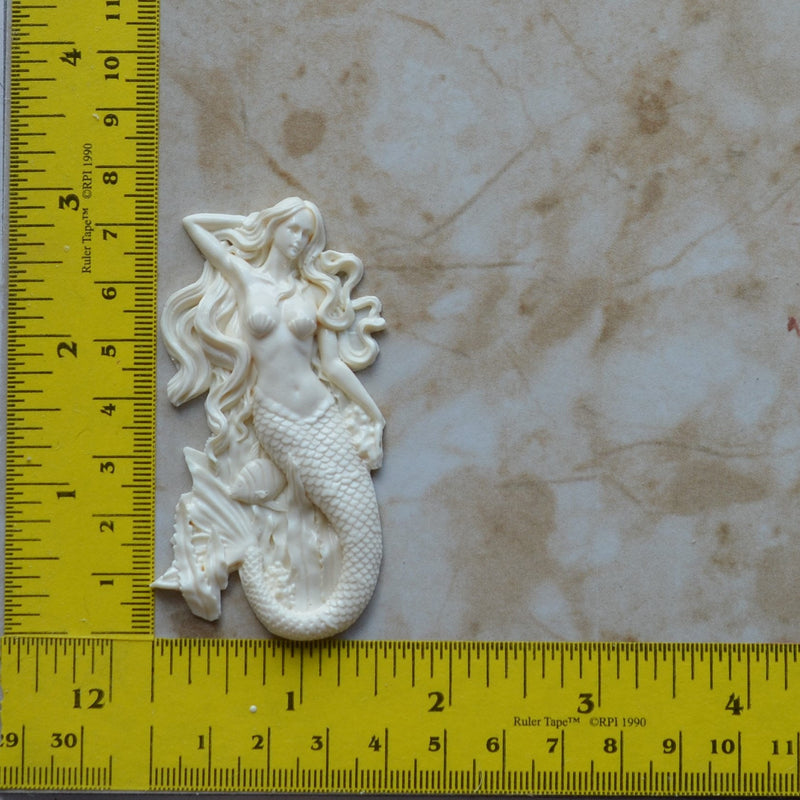 Mermaid Silicone Mold, Mermaid, Mermaids, aquatic creature, Shipwrecks, Folklore, Fairy tales, Clay, Food, UV, Epoxy, Nautical mold,  N402