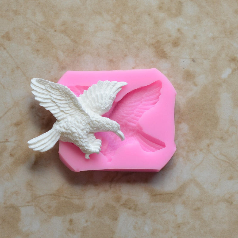 Eagle Mold Silicone Mold, Birds, Resin Birds mold, Clay, Epoxy Birds molds, food grade Birds mold, songbirds, Sea birds, Chocolate  A431