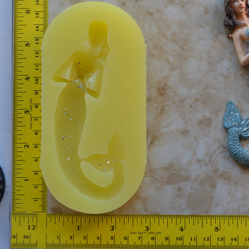 Mermaid Mold Silicone, Mermaid, Mermaids, aquatic creature, Shipwrecks, Folklore, Fairy tales, Clay mold, Epoxy molds, Nautical  N440