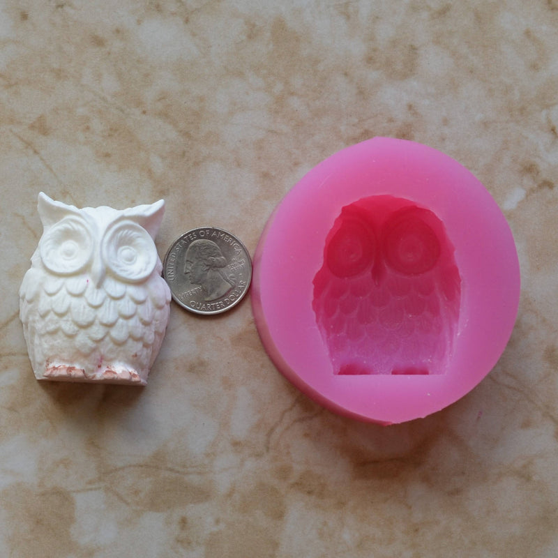 Owl Silicone Mold, Birds, Resin Birds mold, Clay Birds mold, Epoxy Birds molds, food grade Birds mold, songbirds, Sea birds, Chocolate  A435