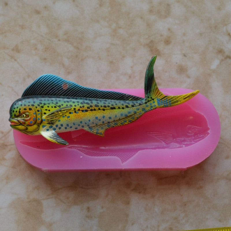 Dolphin silicone mold, Fish, Clay Dolphin mold, Fish silicone mold, resin, Clay, Ocean fish, deepwater fish, Chocolate, freshwater A436