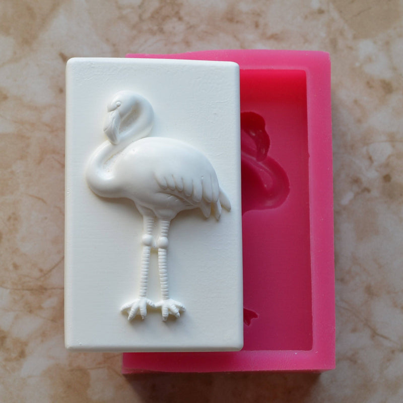 Flamingo Soap Mold Silicone, Molds, Soap, Cake, Candy, Clay, Soap Molds, Soap Making, Beach, Chocolate, Soap Mold S-143