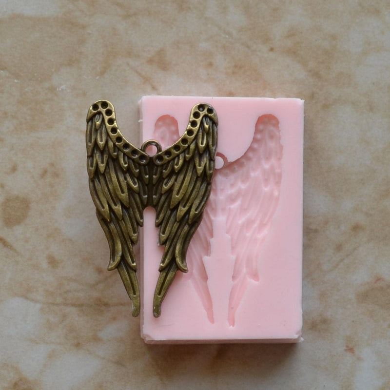 Wings  Flexible Silicone Mold, Jesus Silicone Mold, Christ, Religion, Crucifix, God, Resin, Clay, Epoxy Religious, Chocolate R139