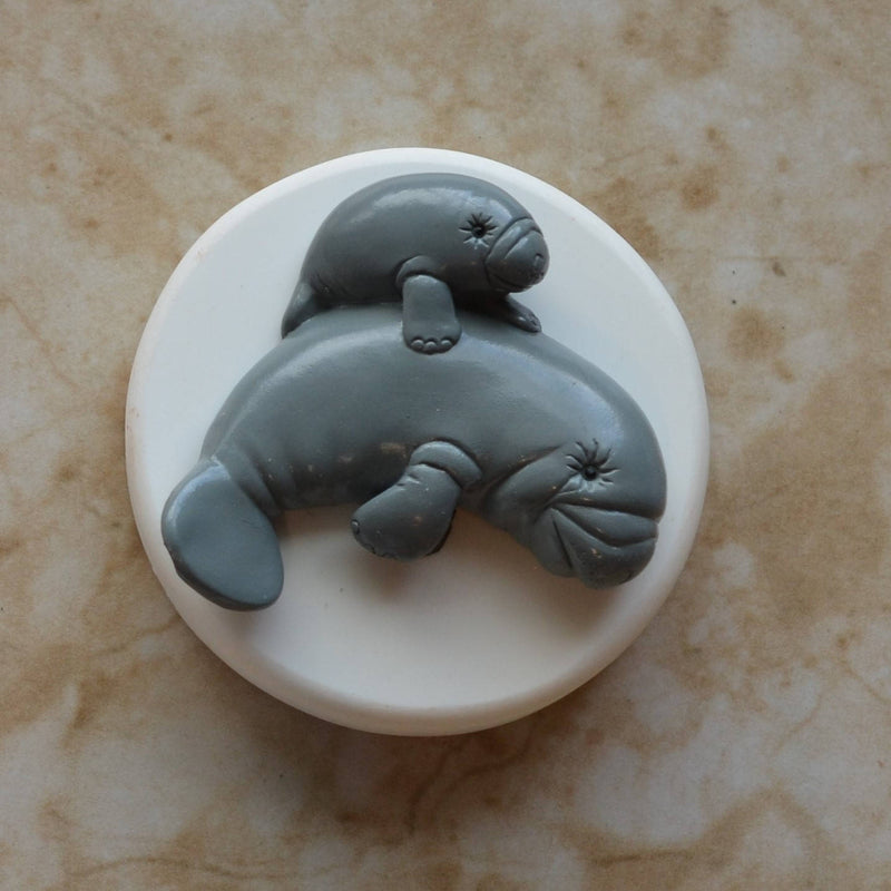 Manatee Soap mold, Silicone Soap Mold, Soap mold, Soap, Round molds, Square molds, Rectangular mold, Octagon, Soaps S-132