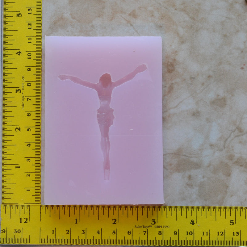 Jesus Silicone Mold, Christ, Religion, Crucifix, God, Resin Religious mold, Clay Religious mold, Epoxy Religious molds, Chocolate molds G381