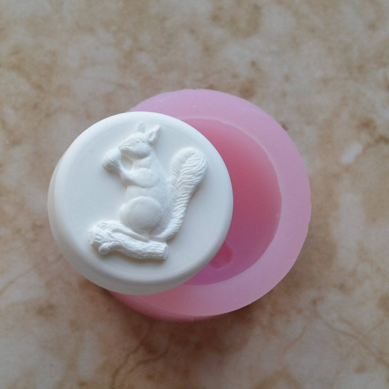 Squirrel Soap Mold  Silicone, Silicone Soap Mold, Soap mold, Soap, Round molds, Square molds, Rectangular mold, Octagon, Soaps,  S-106