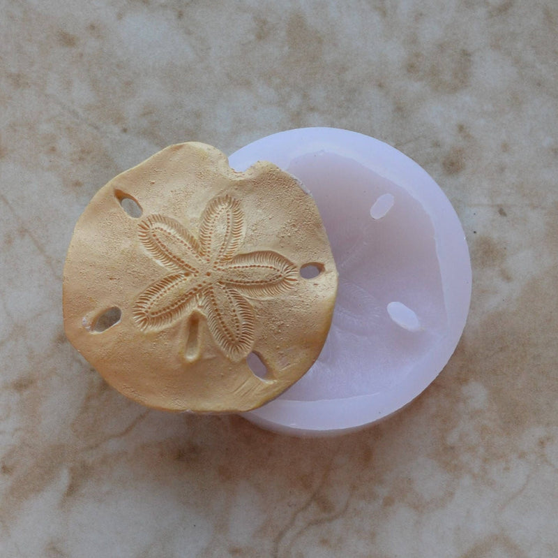 Sand Dollar Silicone Mold, Shell Silicone Mold, Epoxy, Beach, Nautilus, Scallop, Chocolate, seashells, Scallop, shell shop N472