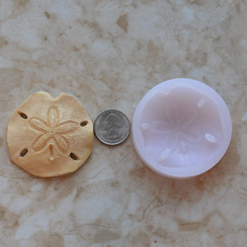 Sand Dollar Silicone Mold, Shell Silicone Mold, Epoxy, Beach, Nautilus, Scallop, Chocolate, seashells, Scallop, shell shop N472