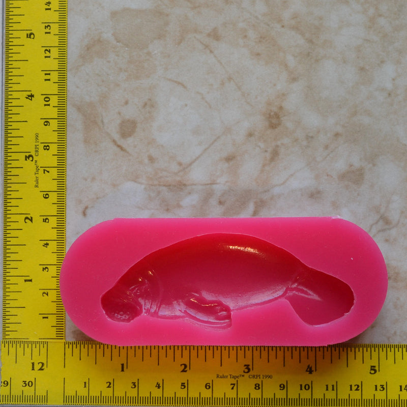 Manatee Silicone Mold, Animal Silicone Mold, Resin, Clay, Epoxy, food grade, Chocolate molds, Resin, Clay, dogs, cats, fish, birds  A433