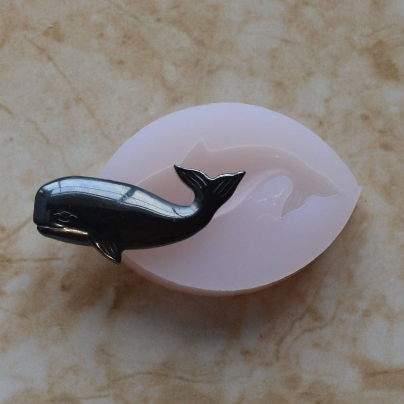 Whale, Orca, Silicone Mold,  resin, Fish, Clay, Epoxy, food grade, Ocean fish, deepwater fish, Chocolate, Candy, Cake, freshwater fish N462