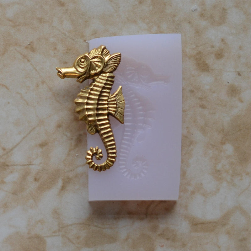 Seahorse Mold Silicone, Molds, Cake, Candy, Resin mold, Clay mold, Epoxy molds, food grade, Animal, Chocolate, mould, Rubber, Flexible  N474