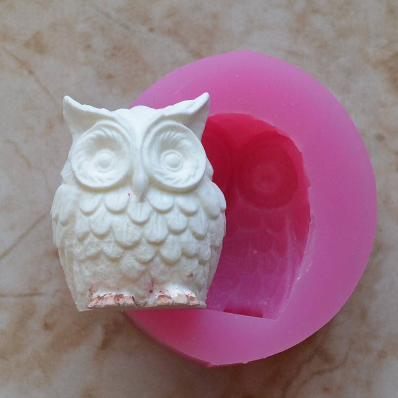 Owl Silicone Mold, Birds, Resin Birds mold, Clay Birds mold, Epoxy Birds molds, food grade Birds mold, songbirds, Sea birds, Chocolate  A435