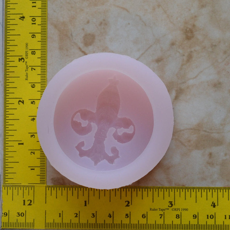 fleur-de-lis Soap Mold Silicone, Molds, Candy, Soap Molds, Soap Making, Beach, Chocolate, Soap Mold,   S-142