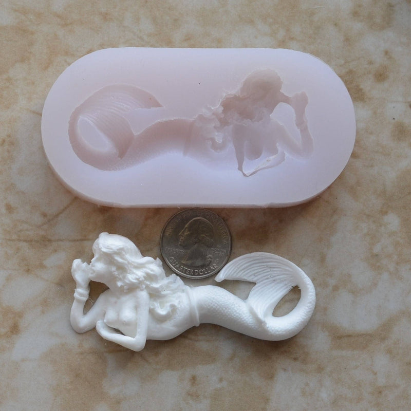 Mermaid silicone mold, Mermaid, mold, Mermaids, Shipwrecks, Folklore, Fairy tales, Clay mold, Epoxy molds, Nautical mold, Fluke, ocean N477