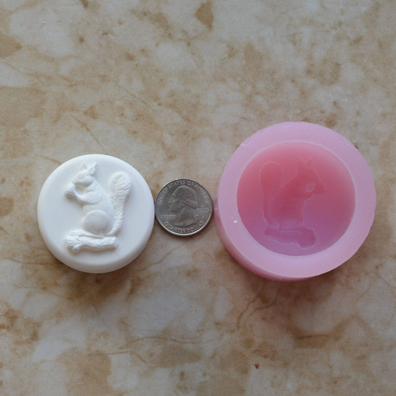 Squirrel Soap Mold  Silicone, Silicone Soap Mold, Soap mold, Soap, Round molds, Square molds, Rectangular mold, Octagon, Soaps,  S-106