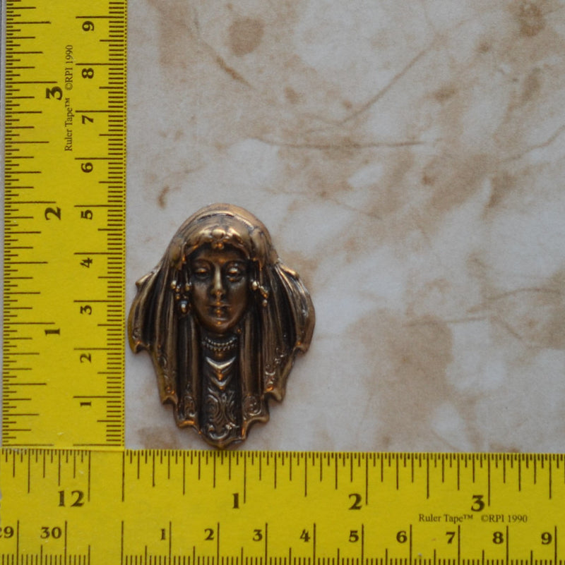 GYPSY MAIDEN Flexible Silicone Mold, Jewelry, Resin, clay, Pendant, Necklace, hung on a chain, Charms, brooch, bracelets, symbol, G387