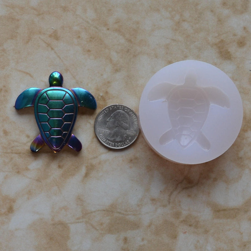 Turtle silicone mold, Resin mold, Clay mold, Epoxy molds, Sea turtle, turtles, Nautical molds, beach, ocean, nautical, sea, animal, A458