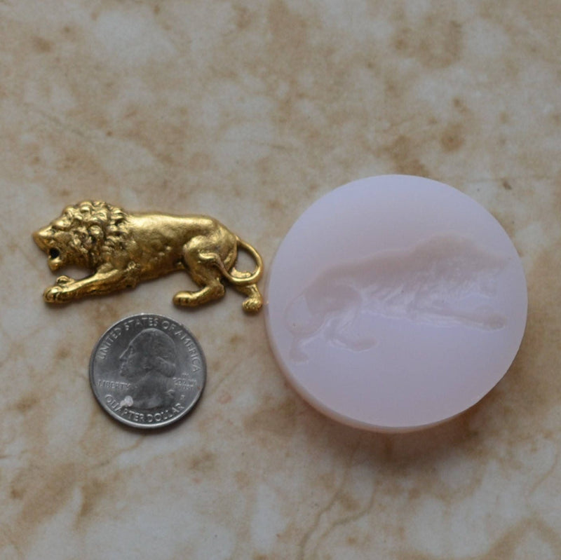 Lion Silicone Mold, Animal Silicone Mold, Resin, Clay, Epoxy, food grade, Chocolate molds, Resin, Clay, dogs, cats, fish, birds  A460