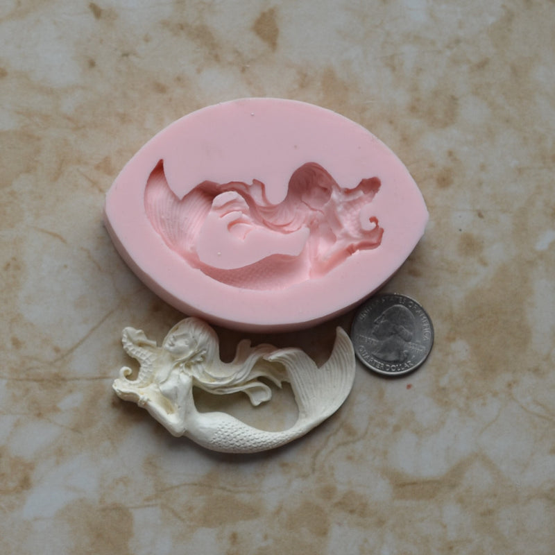 Mermaid silicone mold, Mermaid, Mermaids, aquatic creature, Shipwrecks, Folklore, Fairy tales, Clay mold, Epoxy molds, Nautical  N478