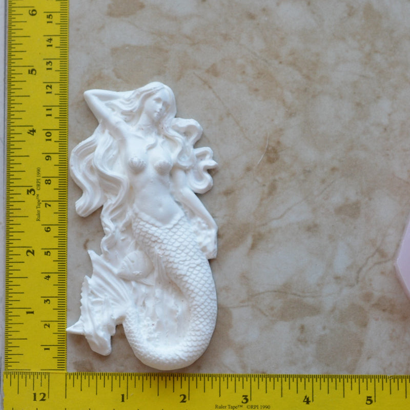 Mermaid, mold, Mermaids, Shipwrecks, Folklore, Fairy tales, Clay mold, Epoxy molds, Nautical mold, Fluke, ocean, Cookies N476