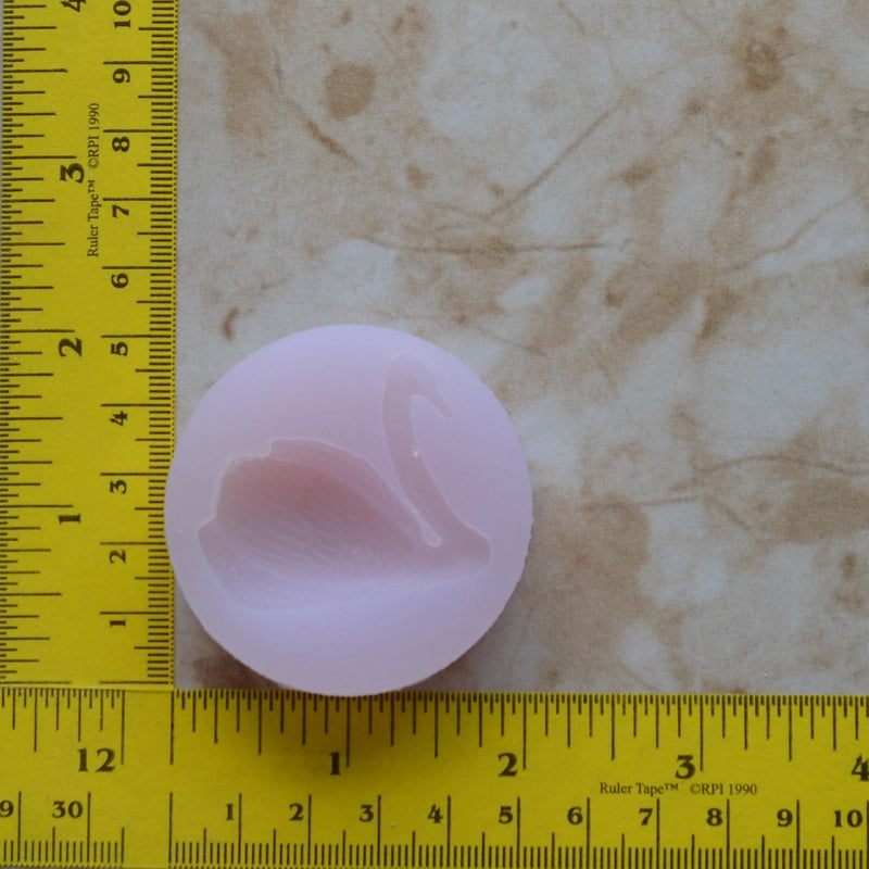 Swan Left facing Silicone Mold, Birds, Resin Birds mold, Clay, Epoxy Birds molds, food grade Birds mold, songbirds, Sea birds, A475