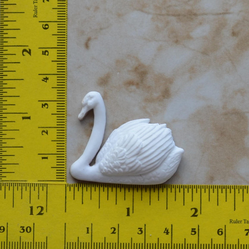 Swan Left facing Silicone Mold, Birds, Resin Birds mold, Clay, Epoxy Birds molds, food grade Birds mold, songbirds, Sea birds, A475