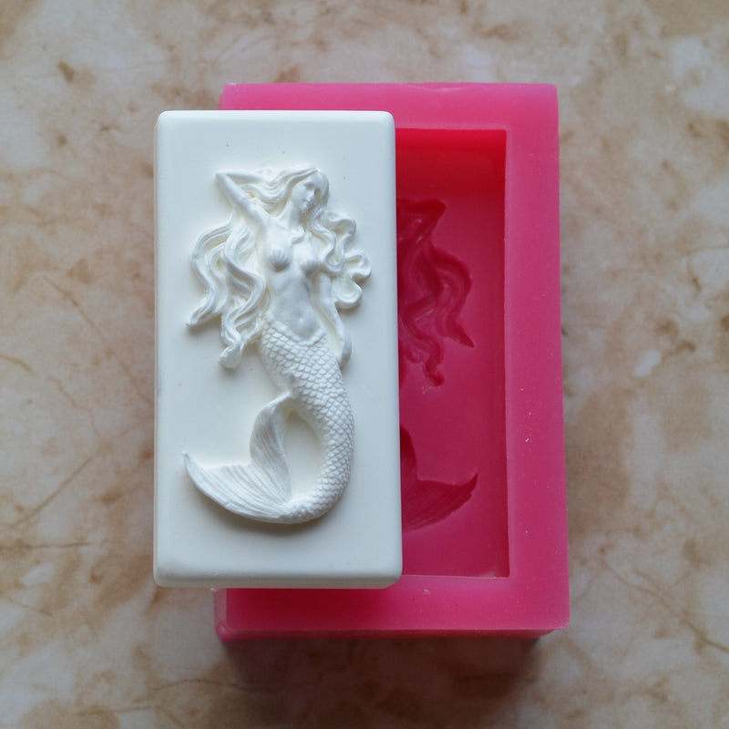 Mermaid Soap Mold Silicone, Silicone Soap Mold, Soap mold, Soap, Round molds, Square molds, Rectangular mold, Octagon, Soaps SM398