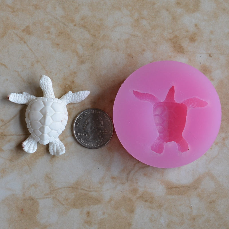 Turtle silicone mold, Resin mold, Clay mold, Epoxy molds, Sea turtle, turtles, Nautical molds, beach, ocean, nautical, sea, animal, A503