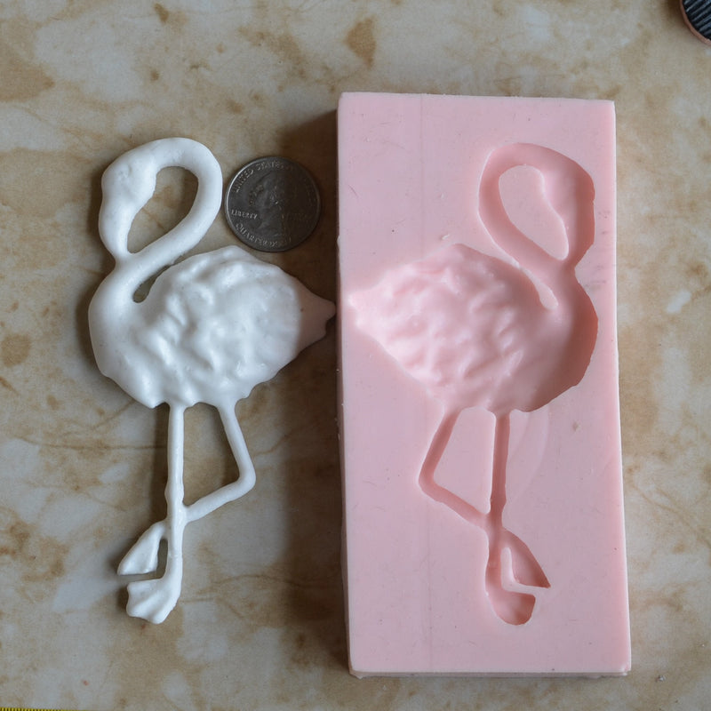 Flamingo Silicone Mold, Birds, Resin Birds mold, Clay, Epoxy Birds molds, food grade Birds mold, songbirds, Sea birds, Chocolate  A505