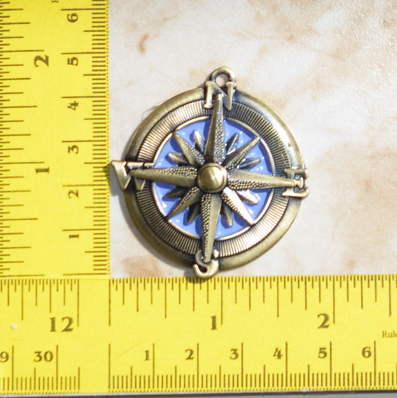 Compass pendant Silicone Mold, Crafts, Jewelry, Scrapbooking, Resin, Polymer Clay G402