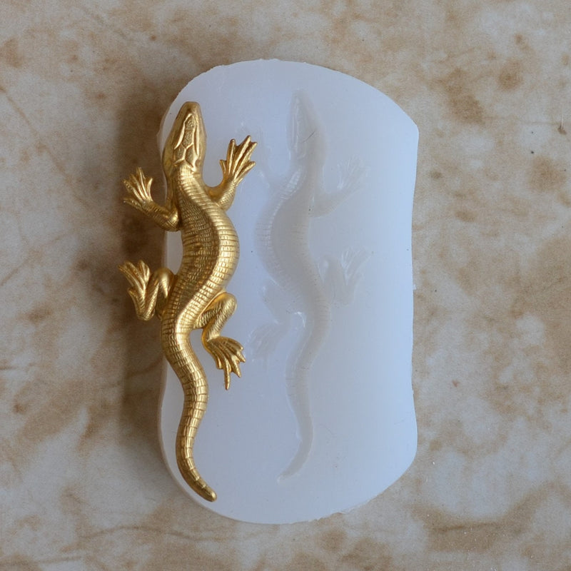 Lizard Silicone Mold, Animal Silicone Mold, Resin, Clay, Epoxy, food grade, Chocolate molds, Resin, Clay, dogs, cats, fish, birds A494