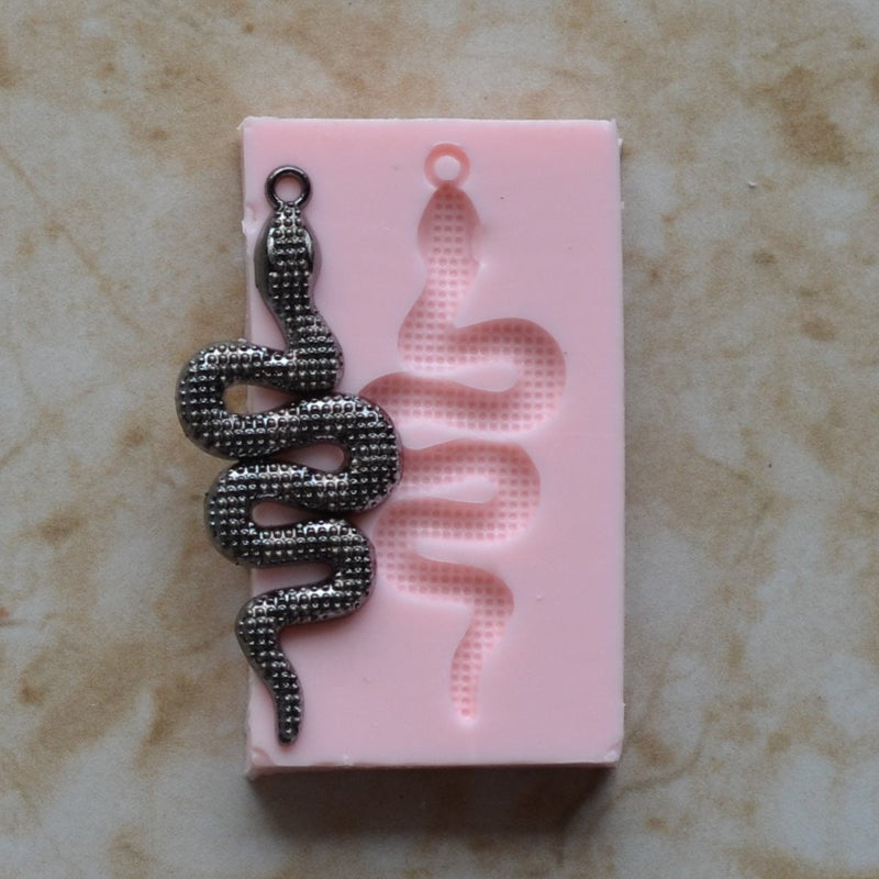 Snake Silicone Mold, Silcone, Molds, Cake, Candy, Clay, Animal, Cooking, Jewelry, Farm, Chocolate, Cookies A428-25