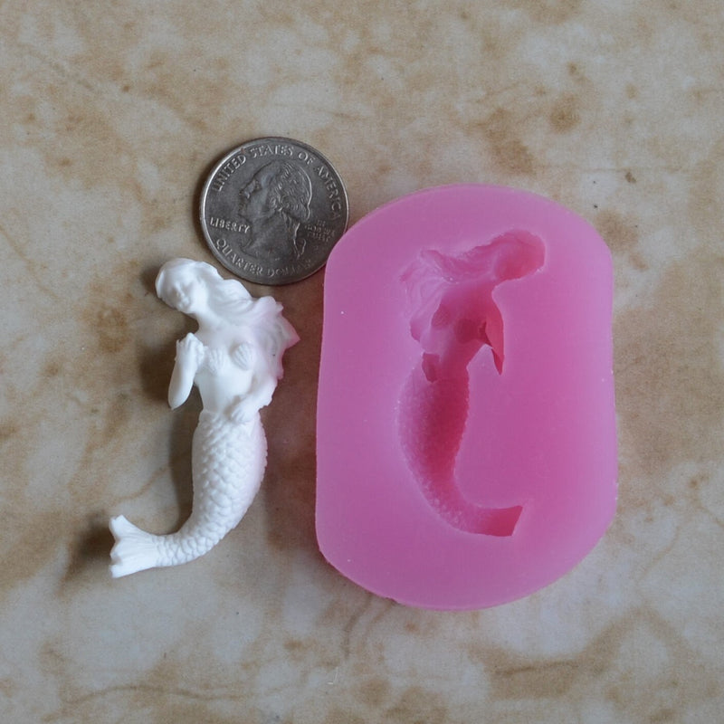 Mermaid silicone mold, Mermaid, Mermaids, aquatic creature, Shipwrecks, Folklore, Fairy tales, Clay mold, Epoxy molds, Nautical  N492-1