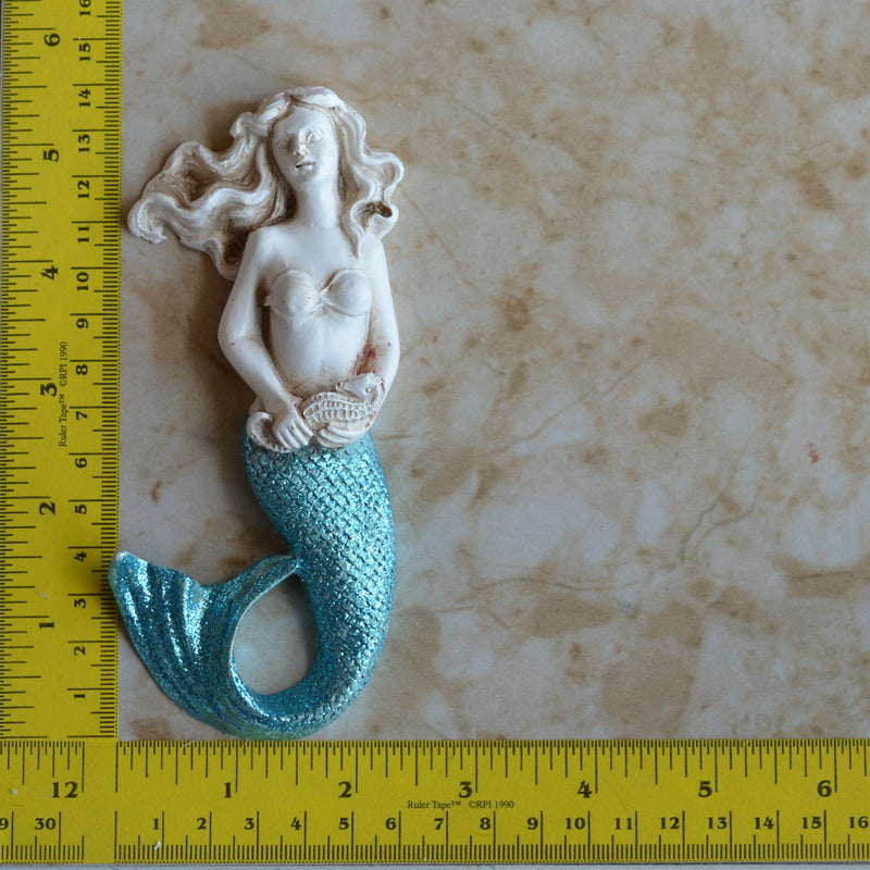 Mermaid 5-1/2" Silicone mold, Mermaid, Mermaids, aquatic creature, Shipwrecks, Folklore, Fairy tales, Epoxy molds, Nautical mold  N486