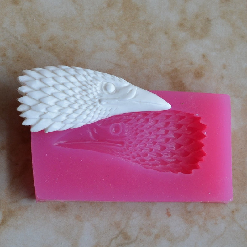 Raven  Silicone Mold, Birds, Resin Birds mold, Clay Birds mold, Epoxy Birds molds, food grade, songbirds, Sea birds, Chocolate  A531