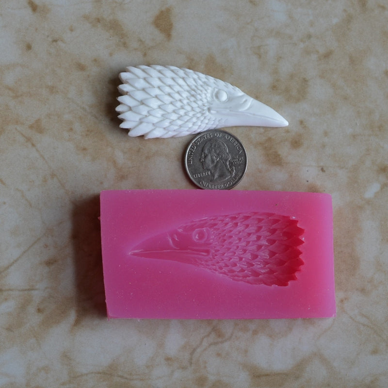 Raven  Silicone Mold, Birds, Resin Birds mold, Clay Birds mold, Epoxy Birds molds, food grade, songbirds, Sea birds, Chocolate  A531