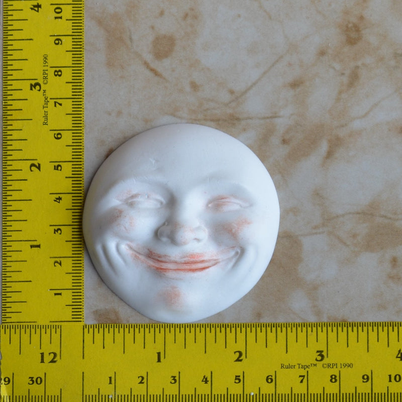 MOON MAN FACE Silicone Mold, Jewelry, Resin, clay, Pendant, Necklace, hung on a chain, Charms, brooch, bracelets, symbol, design, G408