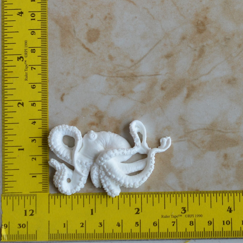 Octopus Silicone Mold, Octopus, Resin, Clay, Epoxy, food grade, Chocolate, mould, castings, Eight arms Sea life, Rubber, Flexible, 3D  A187