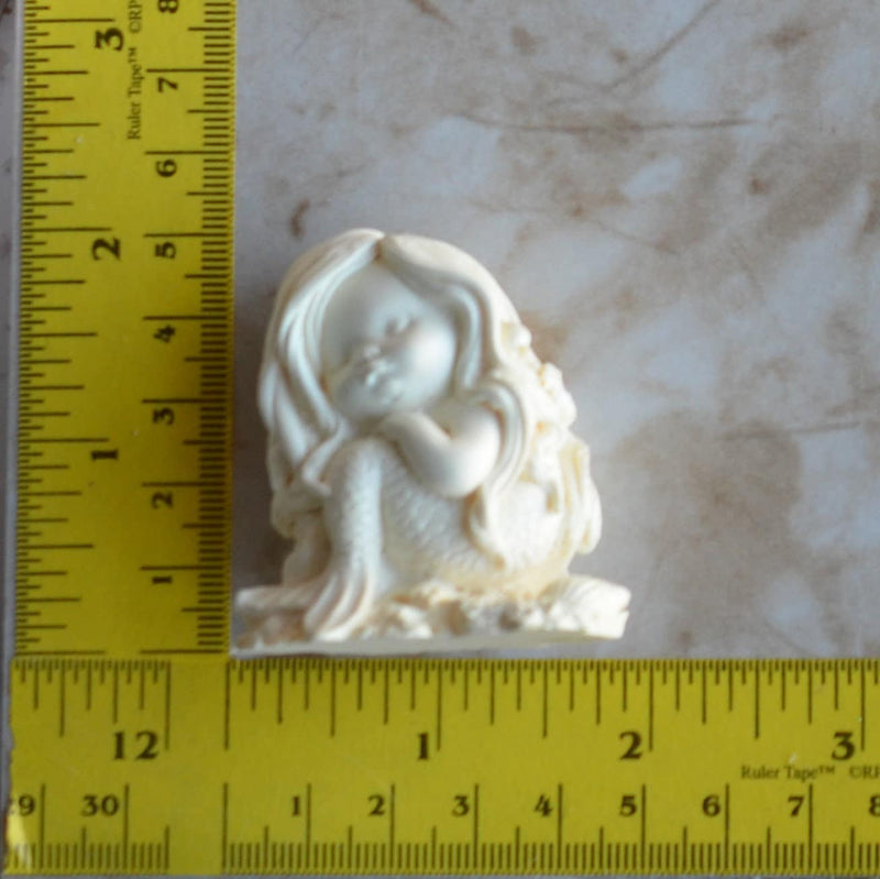 3D Mermaid Mold Silicone, Mermaid, Mermaids, aquatic creature, Shipwrecks, Folklore, Fairy tales, Clay mold, Epoxy molds, Nautical N511