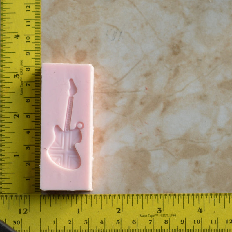 Guitar Silicone Mold, Silicone Mold, Jewelry, Resin, clay, Pendant, Necklace, hung on a chain, Charms, brooch, bracelets, symbol, G415