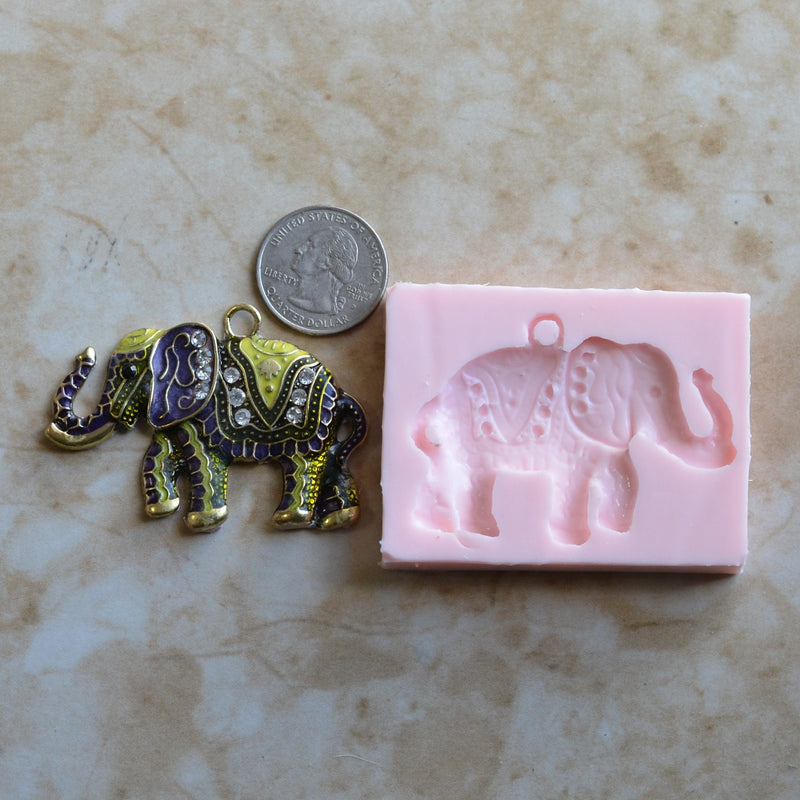 Elephant Silicone Mold, Animal Silicone Mold, Resin, Clay, Epoxy, food grade, Chocolate molds, Resin, Clay, dogs, cats, fish, birds  A103