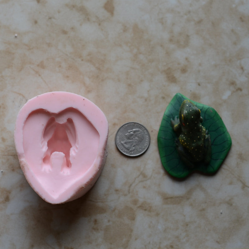 Frog Silicone Mold, Frog Silicone Mold, Frogs, Resin mold, Clay mold, food grade, amphibian, Toads, Chocolate molds, Frogs, Tadpole, A550