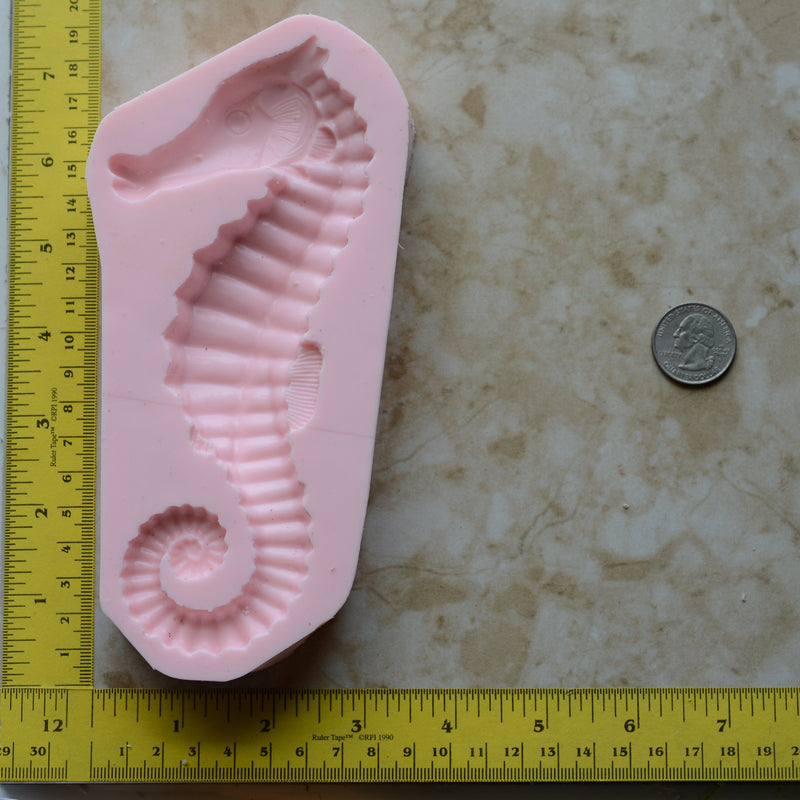 Seahorse Mold Silicone, Seahorse Mold, Silicone, Molds, Resin mold, Clay mold, Epoxy, food grade, Chocolate, mould, Flexible, ocean N512