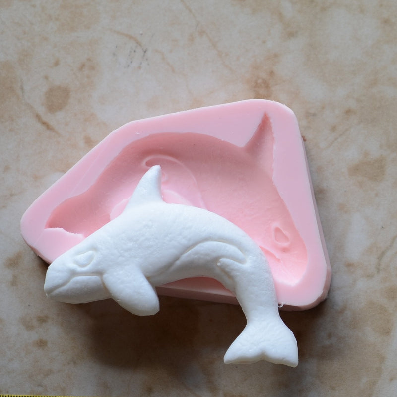 Killer Whale, Orca, Silicone Mold,  resin, Fish, Clay, Epoxy, food grade, Ocean fish, deepwater fish, Chocolate, freshwater fish N146-3