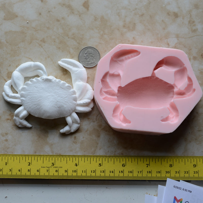 Crab Silicone Mold, Animal Silicone Mold, Resin, Clay, Epoxy, food grade, Chocolate molds, Resin, Clay, dogs, cats, fish, birds A523-3